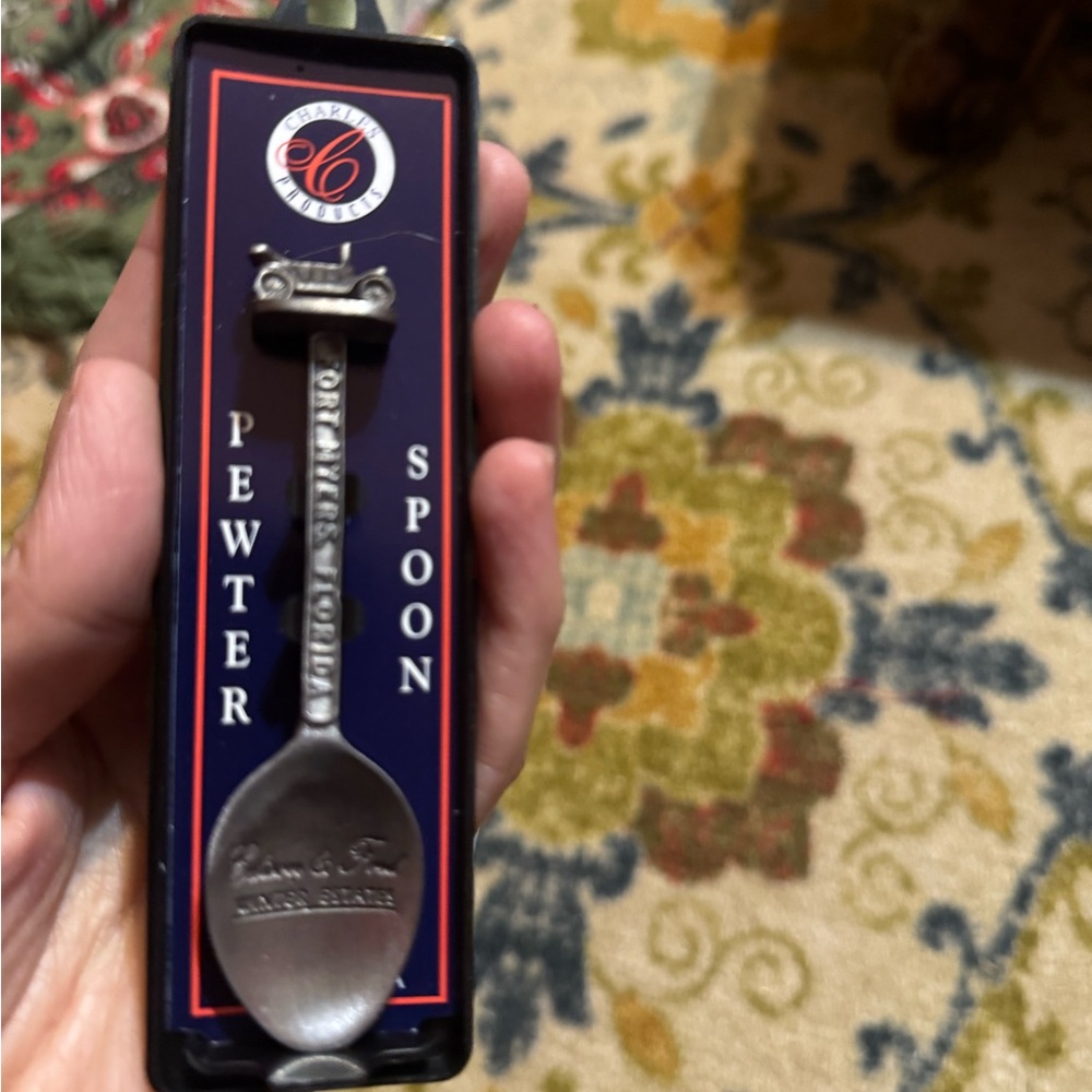 Pewter Souvenir Spoon
